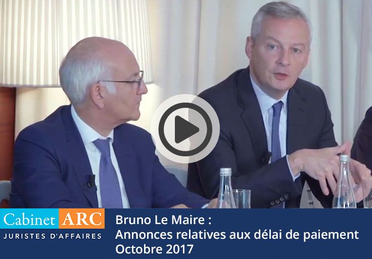 Annonces de Bruno Le Maire pour réduire les délais de paiement et optimiser le recouvrement de créances