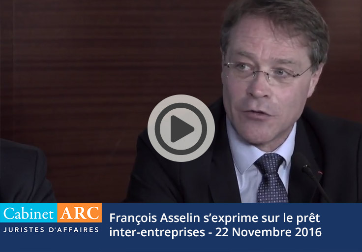 François Asselin s'exprime sur le prêt inter-entreprises le 22 novembre 2016