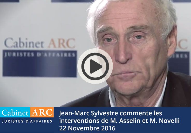 Jean-Marc Sylvestre au sujet des interventions de M. Asselin et M. Novelli sur les délais de paiement en Novembre 2016