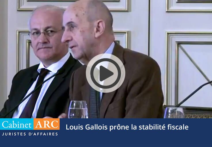 Louis Gallois prône la stabilité fiscale