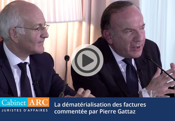 La dématérialisation des factures abordée par Pierre Gattaz