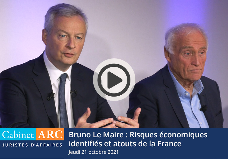 Bruno Le Maire revient sur les risques identifiés pour la reprise économique ainsi que les atouts de la France pour y faire face