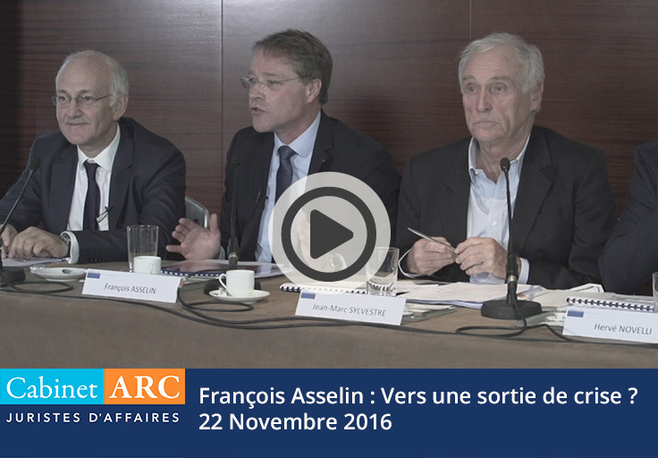 M. Asselin sur une possible sortie de crise économique - 22 novembre 2016