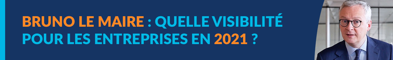 Webinaire d'octobre 2020 avec Bruno Le Maire au sujet de la visibilité des entreprises pour 2021